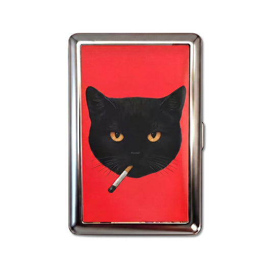 Vintage Black Cat Cardholder